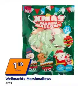 Action Weihnachts Marshmallows Angebot