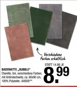 Hofmeister Badematte 'bubble' Angebot