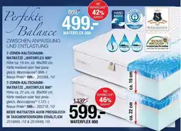 Hofmeister Waterflex 7-zonen-kaltschaum-matratze waterflex 600 Angebot
