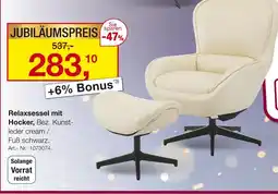 Möbel Inhofer Relaxsessel mit hocker Angebot