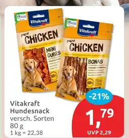 Budni Vitakraft pure chicken mini cubes Angebot