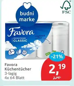 Budni Favora küchentücher Angebot