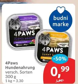 Budni 4paws purple ground Angebot