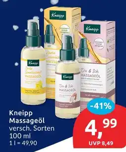 Budni Kneipp massageöl Angebot