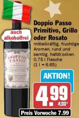 AEZ Doppio Passo Primitivo, Grillo oder Rosato Angebot