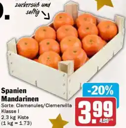 AEZ Spanien Mandarinen Angebot