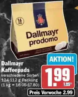 AEZ Dallmayr Kaffeepads Angebot