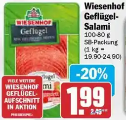 AEZ Wiesenhof Geflügel Salami Angebot