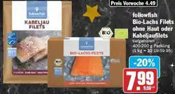 AEZ followfish Bio-Lachs Filets ohne Haut oder Kabeljaufilets Angebot