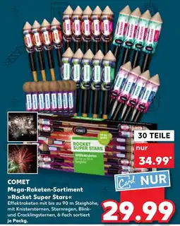 Kaufland COMET Mega-Raketen-Sortiment >>Rocket Super Stars<< Angebot