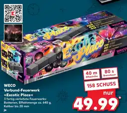 Kaufland WECO Verbund-Feuerwerk >>>Excotic Place<< Angebot