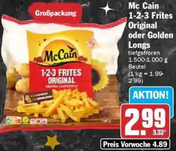 AEZ McCain 1-2-3 Frites Original oder Golden Longs Angebot