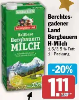 AEZ Berchtesgadener Land Bergbauern H-Milch Angebot