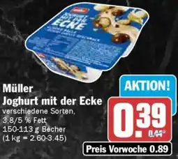 AEZ Müller Joghurt mit der Ecke Angebot