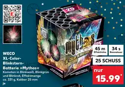 Kaufland WECO XL-Color- Blinkstern- Batterie >>Mythos<< Angebot