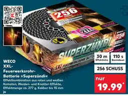 Kaufland WECO XXL- Feuerwerksrohr- Batterie >>Superzündi<< Angebot