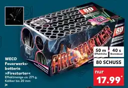 Kaufland WECO Feuerwerksbatterie >>Firestarter<< Angebot