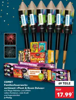 Kaufland COMET Familienfeuerwerkssortiment >>Flash & Boom Deluxe<< Angebot