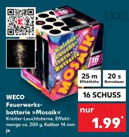Kaufland WECO Feuerwerksbatterie >>Mosaik<< Angebot