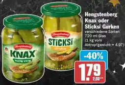 AEZ Hengstenberg Knax oder Sticksi Gurken Angebot