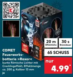 Kaufland COMET Feuerwerksbatterie >>>Raxor<< Angebot