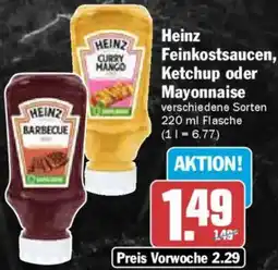 AEZ Heinz Feinkostsaucen, Ketchup oder Mayonnaise Angebot