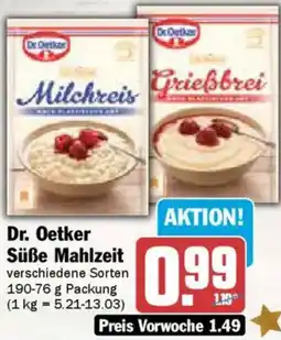 AEZ Dr. Oetker Süße Mahlzeit Angebot