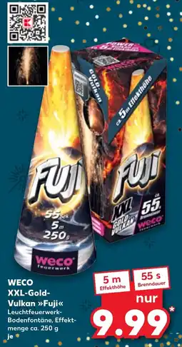 Kaufland Weco feuerwerk XXL-Gold- Vulkan »Fuji<< Angebot