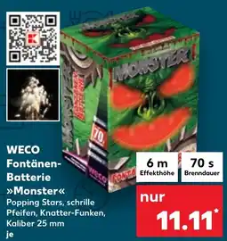 Kaufland WECO Fontänen- Batterie >>>Monster<< Angebot
