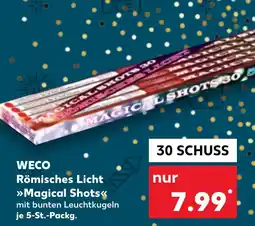 Kaufland WECO Römisches Licht >>Magical Shots<< Angebot