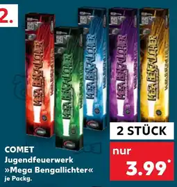 Kaufland COMET Jugendfeuerwerk >>Mega Bengallichter<< Angebot