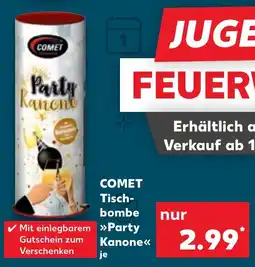 Kaufland COMET Tischbombe "Party Kanone" Angebot