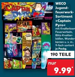 Kaufland WECO Jugendfeuerwerk- Sortiment >>Captain Pyro<< Angebot