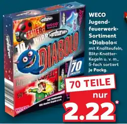 Kaufland WECO Jugendfeuerwerk- Sortiment >>Diabolo<< Angebot
