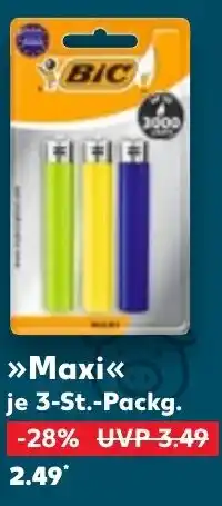 Kaufland BIC Feuerzeuge "Maxi" Angebot