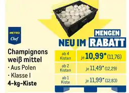 METRO METRO Chef Champignons weiß mittel Angebot