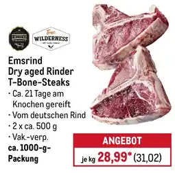 METRO Emsrind Dry aged Rinder T-Bone-Steaks Angebot