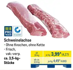 METRO Schweinelachse Angebot