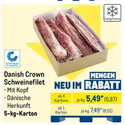 METRO Danish Crown Schweinefilet Angebot