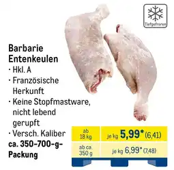 METRO Barbarie Entenkeulen Angebot