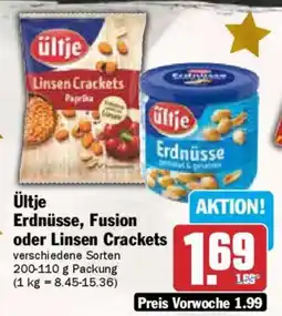 AEZ Ültje Erdnüsse, Fusion oder Linsen Crackets Angebot