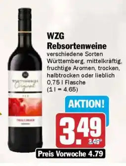 AEZ WZG Rebsortenweine Angebot