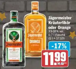 AEZ Jägermeister Kräuterlikör oder Orange Angebot