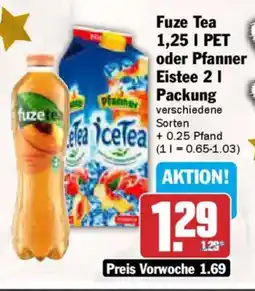 AEZ Fuze Tea oder Pfanner Eistee Angebot