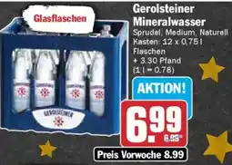 AEZ Gerolsteiner Mineralwasser Angebot