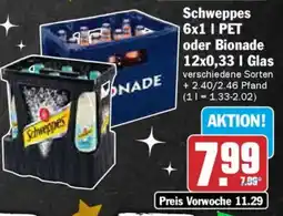 AEZ Schweppes oder Bionade Angebot
