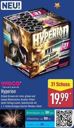 Aldi Nord Weco Hyperion Angebot