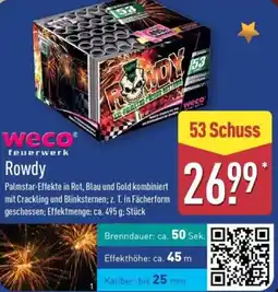 Aldi Nord Weco Rowdy Angebot