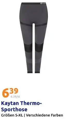 Action Kaytan Thermo Sporthose Angebot