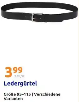 Action Ledergürtel Angebot
